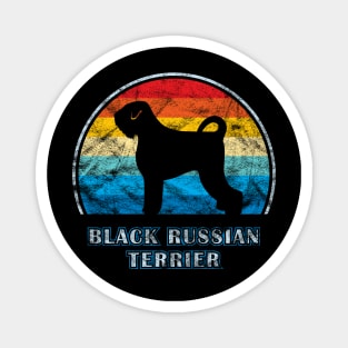 Black Russian Terrier Vintage Design Dog Magnet